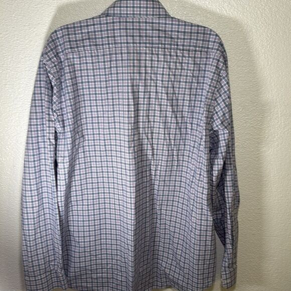 Express- means long sleeve purple and blue plaid button-up Modern fit- Size XXL - Picture 7 of 7